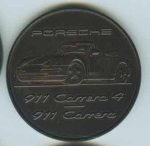 Original Porsche Calendar Coin 1995