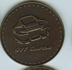 Original Porsche Kalendermünze 2000 911