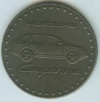 Original Porsche Kalendermünze 2003 Cayenne