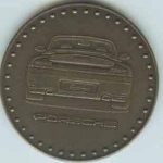 Original Porsche Calendar Coin 2004