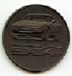 Porsche Kalendermünze 1982 Selten