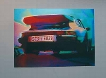 Porsche 911 Turbo Poster, 1985
