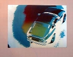 Porsche 924 Poster, 1985