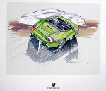 Porsche Design Study Porsche 996 C4 Coupé, Poster 2000