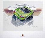 Porsche Design Studie Porsche 996 C4 Coupé, Poster 2000