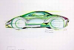 Porsche Design Study Porsche 996, Poster