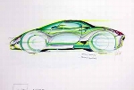 Porsche Design Studie Porsche 996, Poster