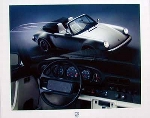 Porsche 911 Carrera Cabriolet Poster, 1986