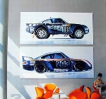 Porsche 959 Paris-dakar 1986 Poster Im Poster, 2002