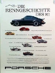 Porsche Original Werbeplakat 1988 - Die Renngeschichte Des 911 - Leichte Gebrauchsspuren