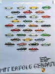 Porsche Original Werbeplakat 1983 - Sportwagen Seit 1948 - Gut Erhalten