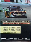 Porsche Original Rennplakat 1981 - Fahrer-langstrecken-weltmeisterschaft - Gut Erhalten