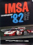 Porsche Original Rennplakat 1982- Imsa Championship - Gut Erhalten
