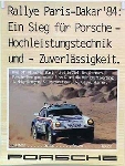 Porsche Original Ralley Paris-dakar 1984