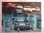 Porsche 924 Poster, 1987