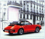 Porsche 911 Carrera Cabriolet, Poster 1989