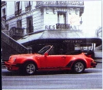 Porsche 911 Turbo Cabriolet, Poster 1989