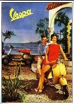 Vespa Kalendermotiv 60er Jahre - Poster