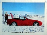 Porsche Original Werbeplakat 1990 - Porsche 944 S 2 - Leichte Gebrauchsspuren