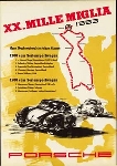 Porsche Rennplakat Reprint Xx Mille