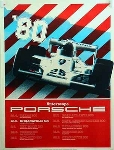 Porsche Original Rennplakat 1979 - Interscope Porsche Indianapolis 500 - Leichte Gebrauchsspuren