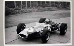 1000km At The Nurburgring 1966. Jack Brabham In His Brabham Repco.