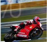 Carl Fogerty On Ducati. 70 Years Agip Poster, 1996