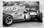 Grand Prix Monaco 1969. Bruce Mclaren In His Mclaren-ford M7a.