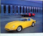 Ferrari 275 Gt B2 Yellow Poster