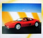 Ferrari 348 Gts Poster