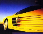Ferrari 512 Tr Poster