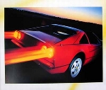 Ferrari 328 Gts, Poster 1991