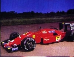 Ferrari F1 87 Poster