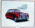 Jaguar Mark Vii 1953, Jaguar Original Poster 1986