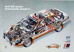 Audi Plakat Reprint Quattro 200