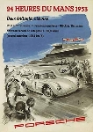 24h Le Mans 1953 - Porsche Reprint - Kleinposter