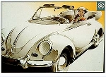 Vw Volkswagen Käfer-cabrio Werbung 1956