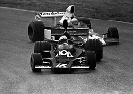 T. Pryce, Shadow Dn5 Ford / J. Mass, Mclaren M23 Ford Dutch Grand Prix 1975.
