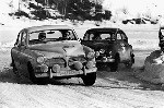 S. Österberg/s. Sabel In Their Volvo 122, Swedish Midnight Sun Rally 1965