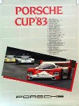 Porsche Original Racing Poster 1983 - Porsche Cup - Good Condition