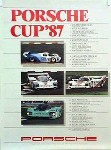 Porsche Original Racing Poster 1987 - Porsche Cup - Good Condition