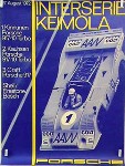 Porsche Original Rennplakat 1972 - Porsche Interserie Keimola - Gut Erhalten