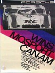 Porsche Original Rennplakat 1973 - Mosport Can-am - Leichte Gebrauchsspuren