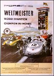 Weltmeister Nürburgring 1960 - Rennplakat Porsche Reprint