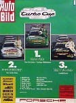 Porsche Original Werbeplakat 1987 - Turbocup - Lädiert