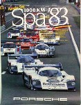 Porsche Original Rennplakat 1983 - Sieg 1000 Km Spa - Lädiert