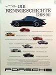 Porsche Original Werbeplakat 1988 - Die Renngeschichte Des 911 - Gut Erhalten