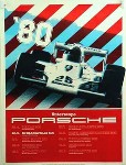 Porsche Original Rennplakat 1979 - Interscope Porsche Indianapolis 500 - Gut Erhalten