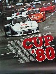 Porsche Original Rennplakat 1980 - Porsche Cup - Gut Erhalten