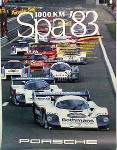 Porsche Original Rennplakat 1983 - Sieg 1000 Km Spa - Gut Erhalten